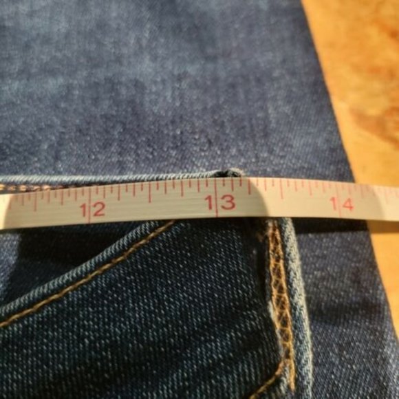 7 for all Mankind Women's Size 27 L24 Low Rise The Modern Straight Blue Jeans - Picture 7 of 9